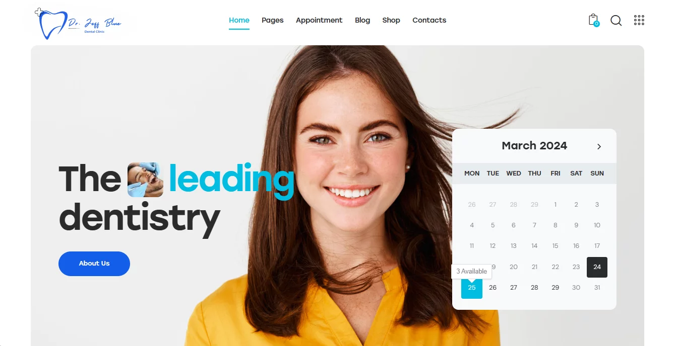 Dental Clinic Portfolio Banner